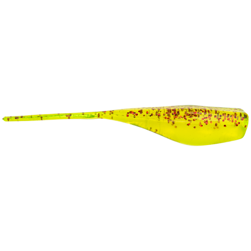 Strike King Mr. Crappie Lightning Shad Chartreuse Red Glitter
