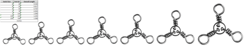 Spro 3-way Swivel