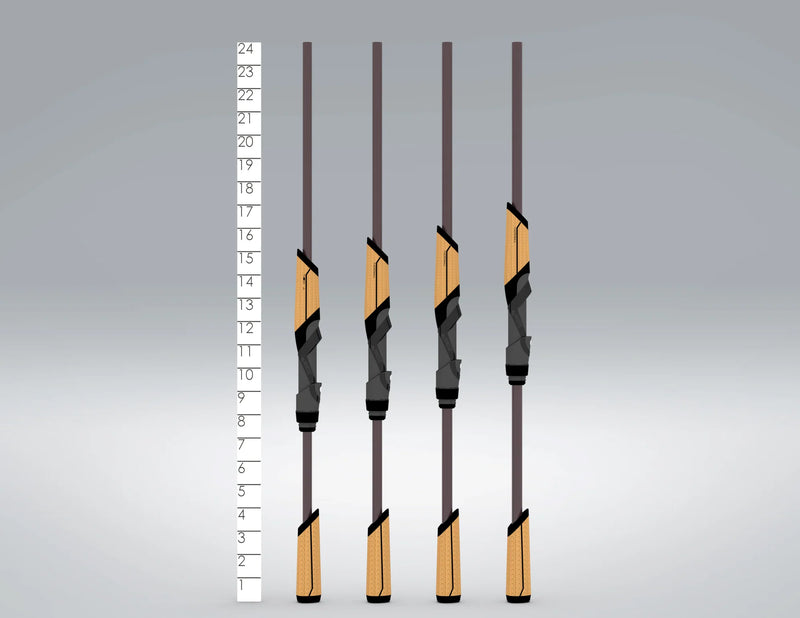 St. Croix Mojo Bass Trigon Spinning Rods