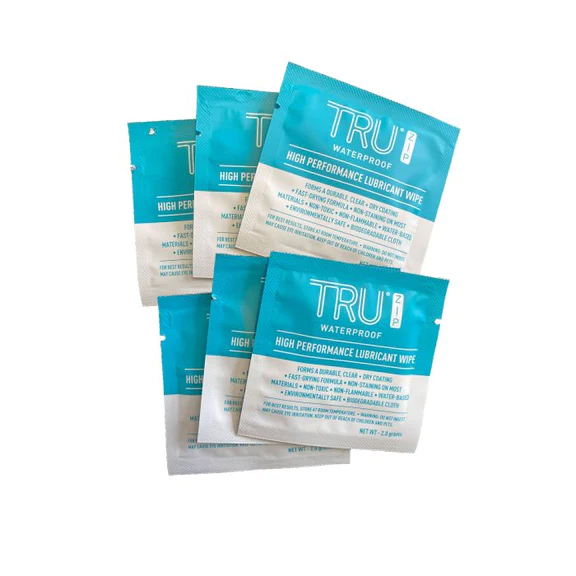 TruZip Lubricant Wipes