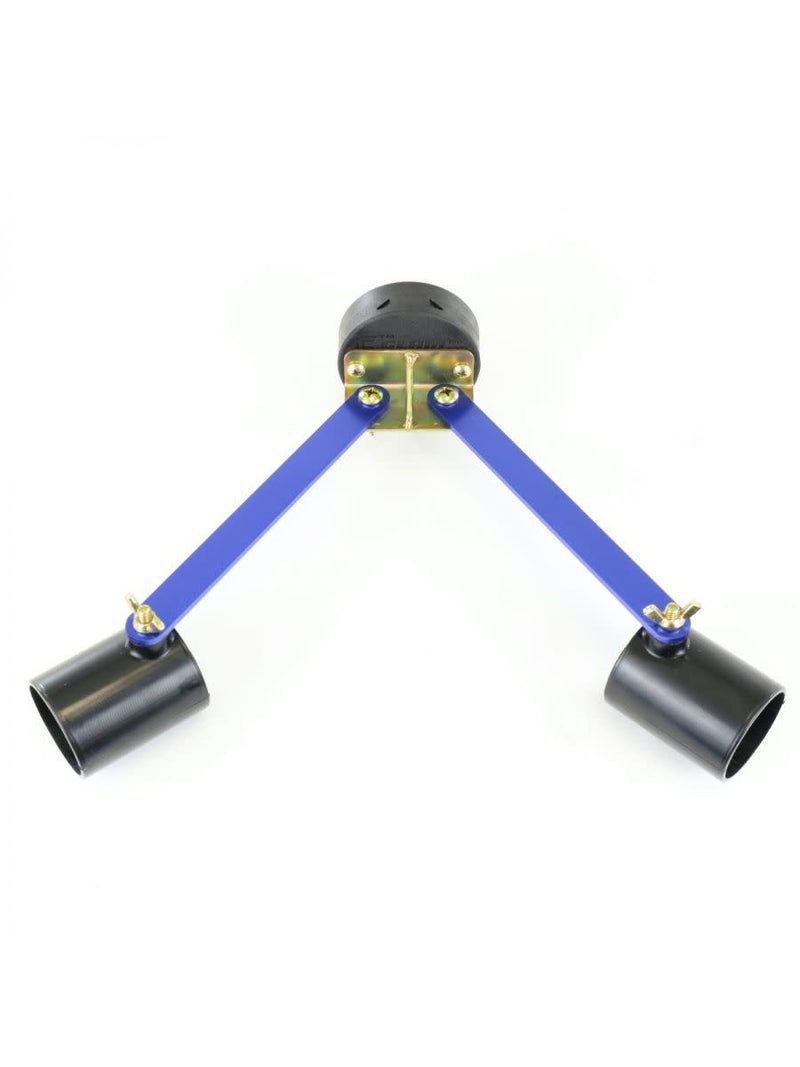 Clam Clamlock Horizontal Dual Rod Holder