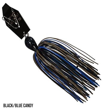 Z man chatterbait big blade black blue candy CBB12-02