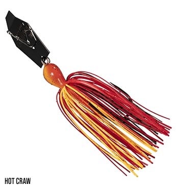 Z man chatterbait big blade hot craw CBB12-08