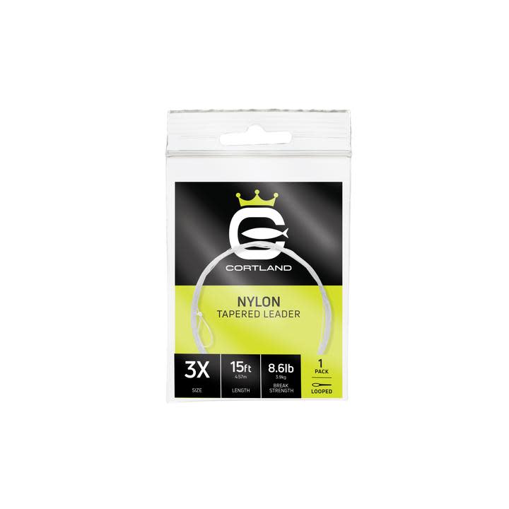Cortland Nylon Leader 2pk 15ft looped